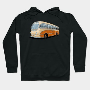 1952 AEC Regal Coach in tan and brown Hoodie